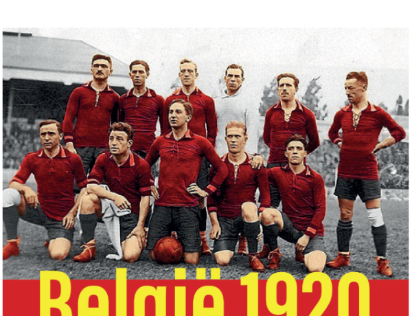 Stem! Stem! Stem! België 1920, eerste wereldkampioen voetbal! Stem de Gouden Ster op het shirt van de Rode Duivels!