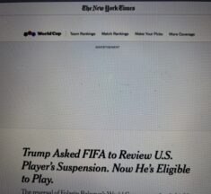 Trump belde met Infantino om schorsing ongedaan te maken