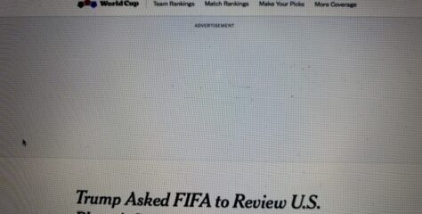 Trump belde met Infantino om schorsing ongedaan te maken